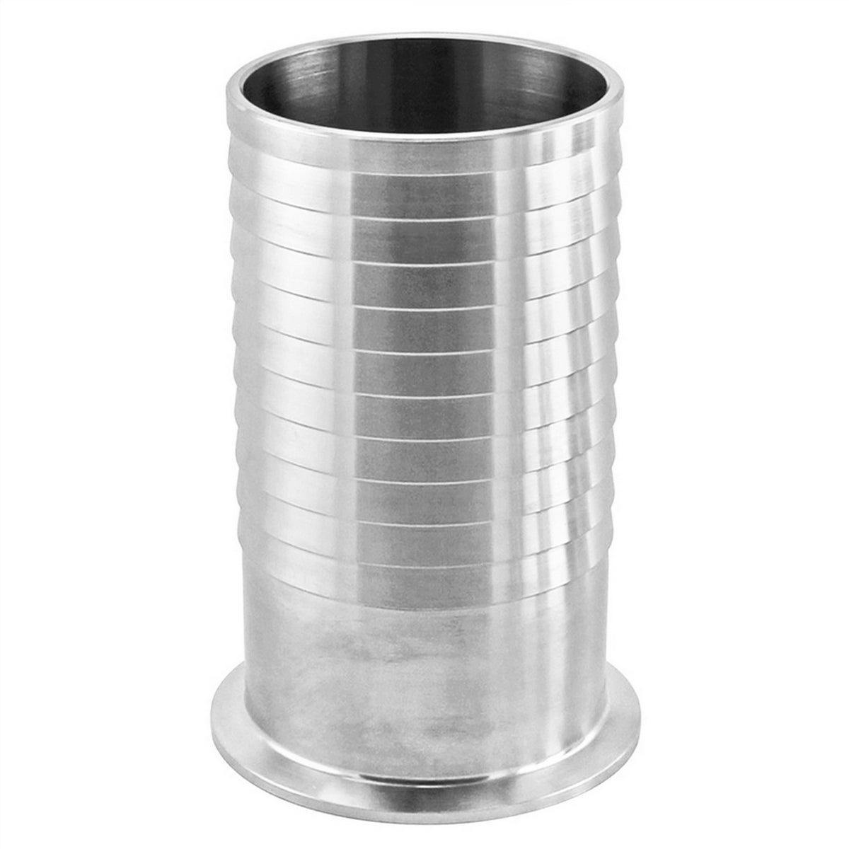 Stainless Steel Tri-Clover Fitting - 3" TC X 3" OD Barb