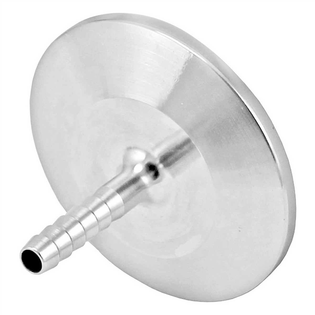 Stainless Steel Tri-Clover Fitting - 2" TC X 1/4" OD Barb
