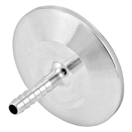 Stainless Steel Tri-Clover Fitting - 2" TC X 3/8" OD Barb