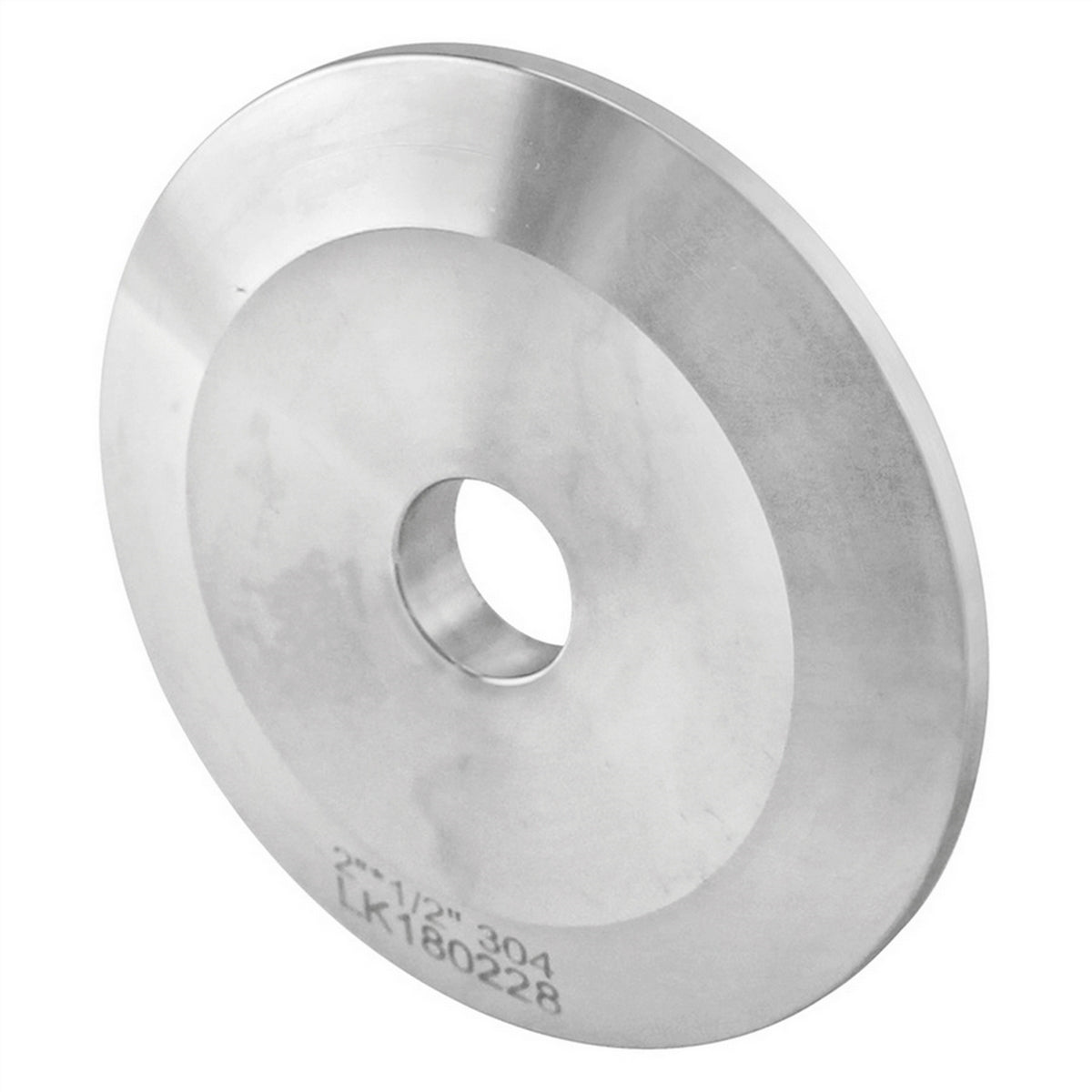 Stainless Steel Tri-Clover Cap - 2" TC (1/2" Cutout)
