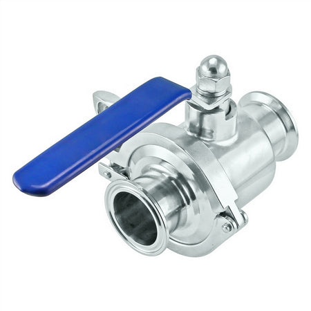 Stainless Steel Tri-Clover Quick Clean Ball Valve - 2" TC