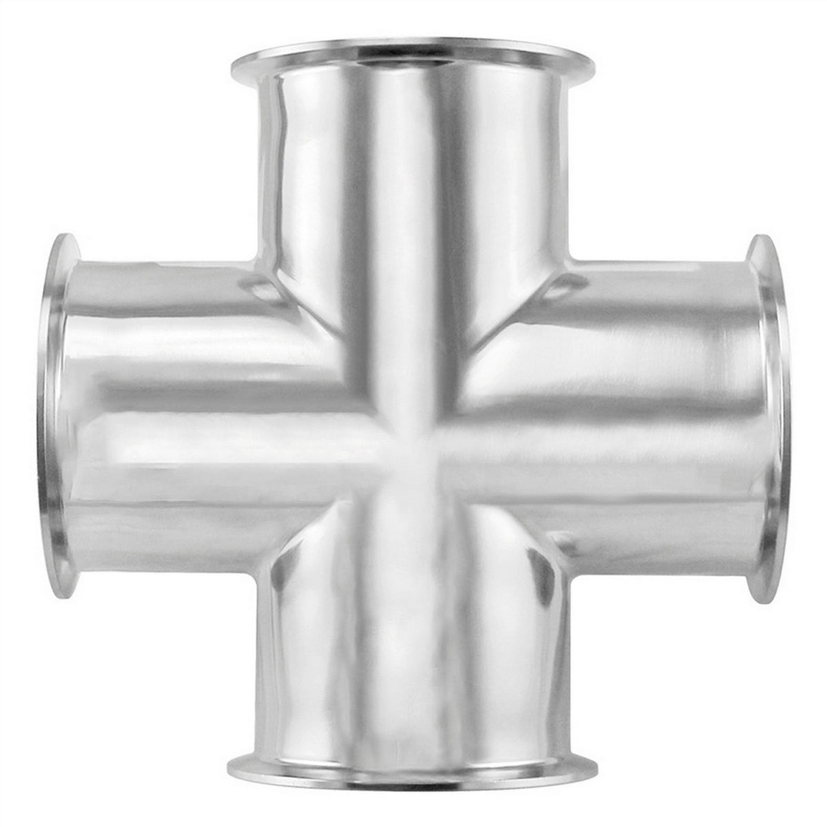 Stainless Steel Tri-Clover Cross - 4" TC