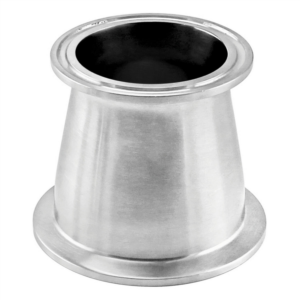 Stainless Steel Tri-Clover Concentric Reducer - 3" TC X 2.5" TC