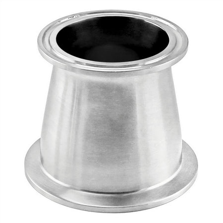 Stainless Steel Tri-Clover Concentric Reducer - 3" TC X 2.5" TC