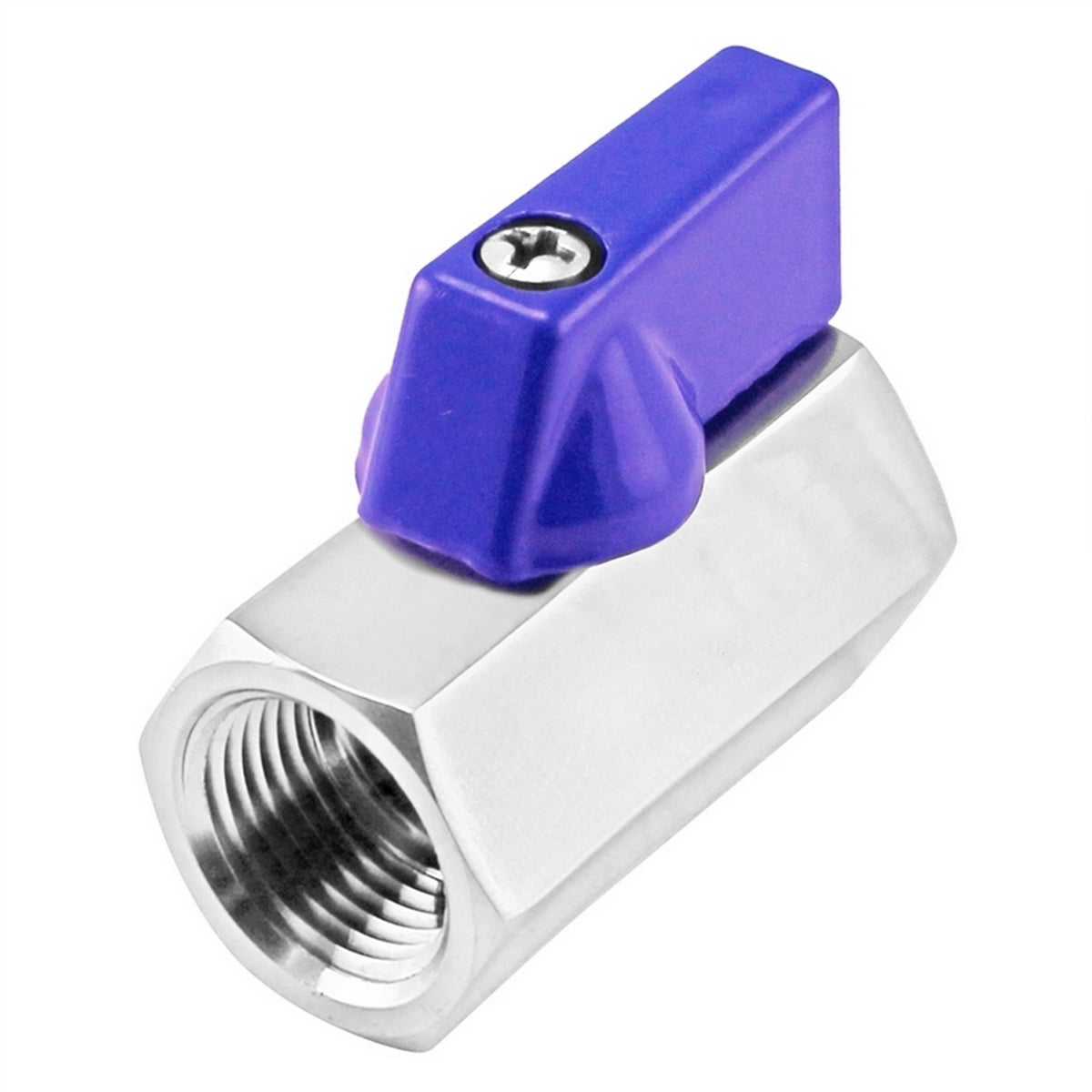 Stainless Steel Mini Ball Valve - 3/8" Female NPT