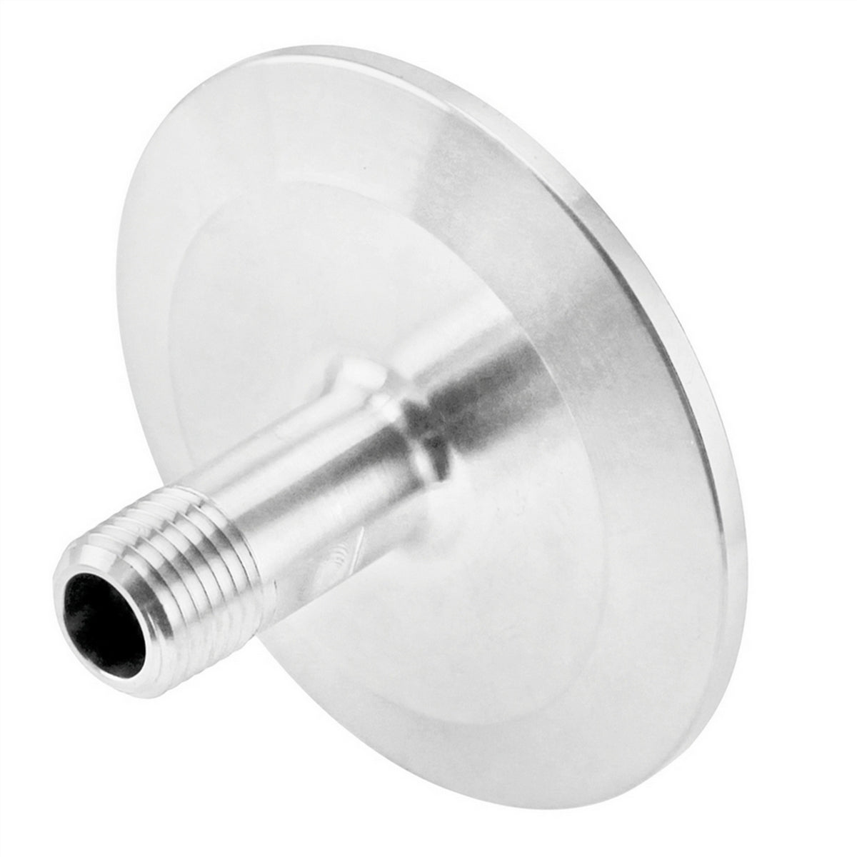 Stainless Steel Tri-Clover Fitting - 1.5" TC X 1/4" Male NPT