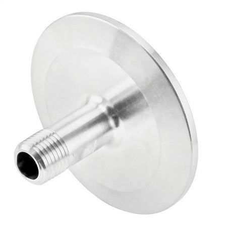 Stainless Steel Tri-Clover Fitting - 1.5" TC X 1/4" Male NPT
