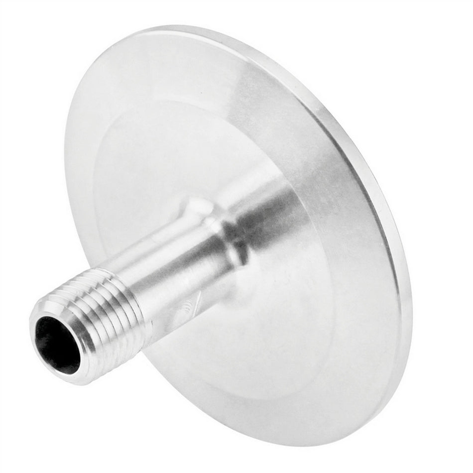 Stainless Steel Tri-Clover Fitting - 1.5" TC X 1/4" Male NPT