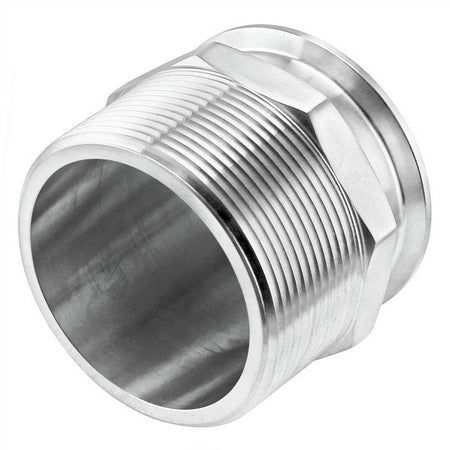 Stainless Steel Tri-Clover Fitting - 3" TC X 3" Male NPT