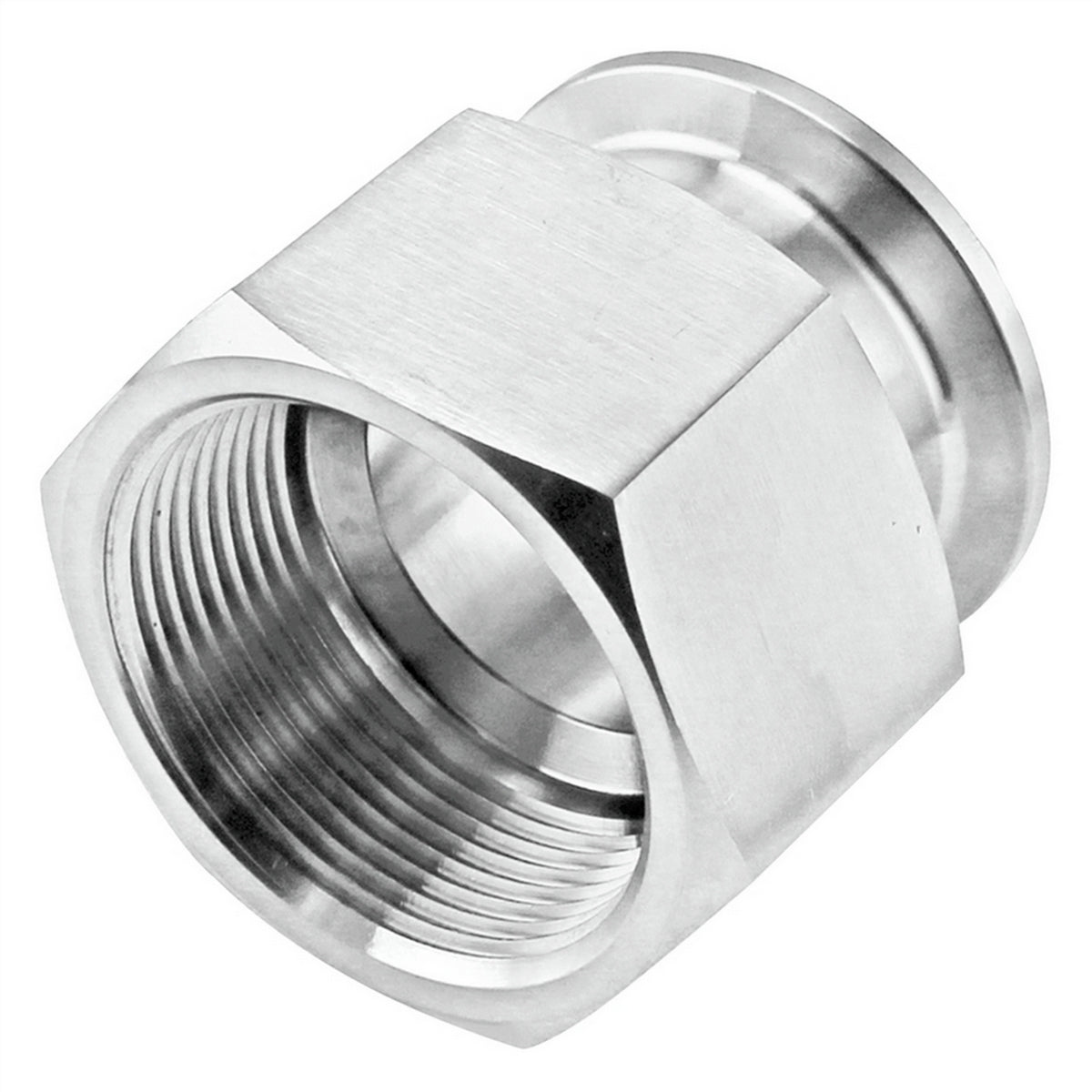 Stainless Steel Tri-Clover Fitting - 1.5" TC X 1 1/2" Female NPT | Compact