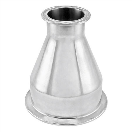 Stainless Steel Tri-Clover Concentric Reducer - 4" TC X 2" TC (Short)