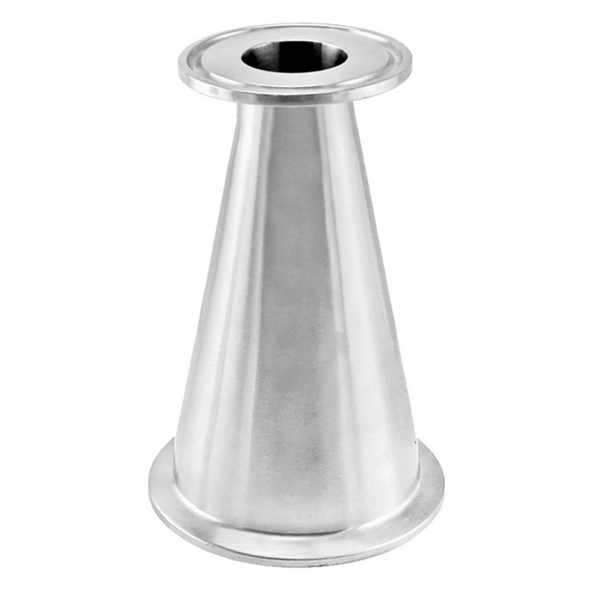 Stainless Steel Tri-Clover Concentric Reducer - 2" TC X 1" TC