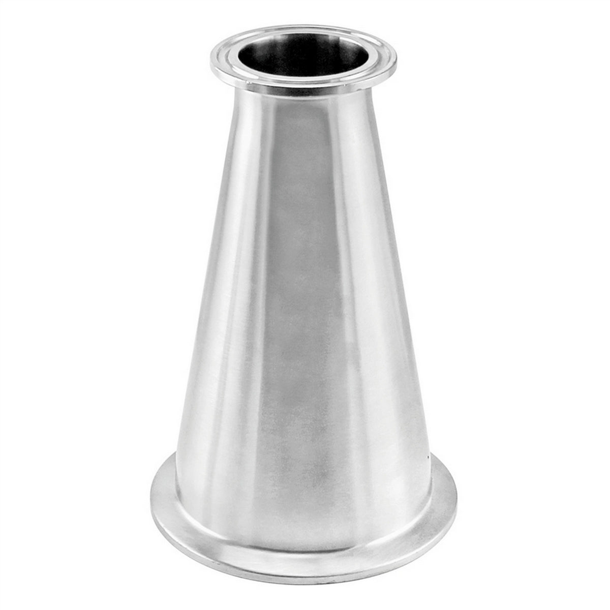 Stainless Steel Tri-Clover Concentric Reducer - 2.5" TC X 1.5" TC