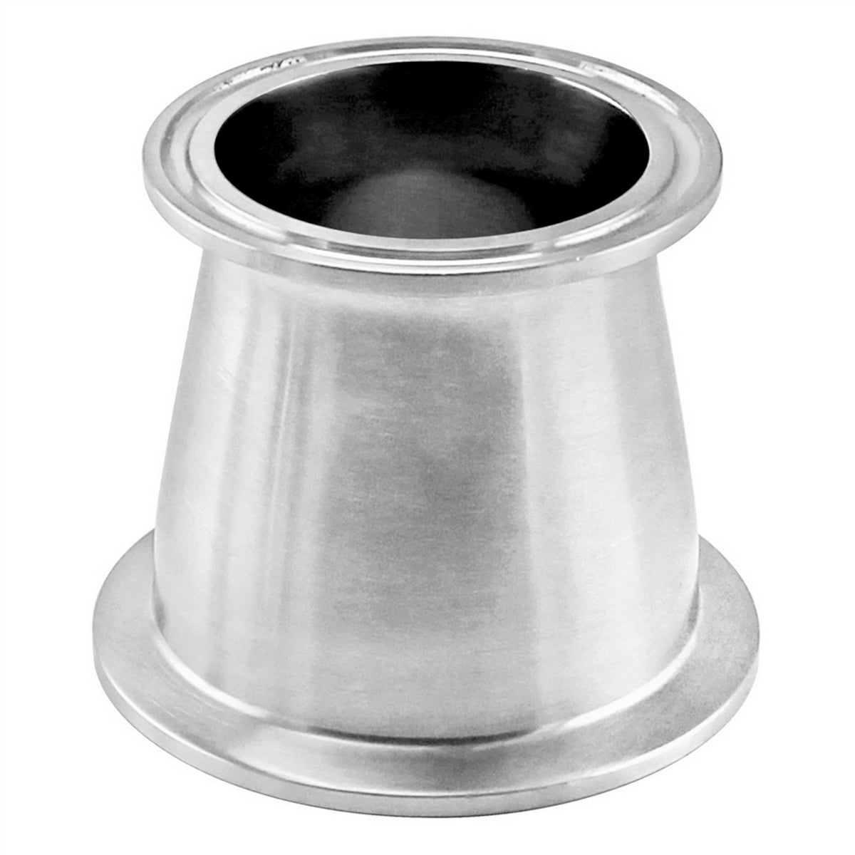 Stainless Steel Tri-Clover Concentric Reducer - 2.5" TC X 2" TC