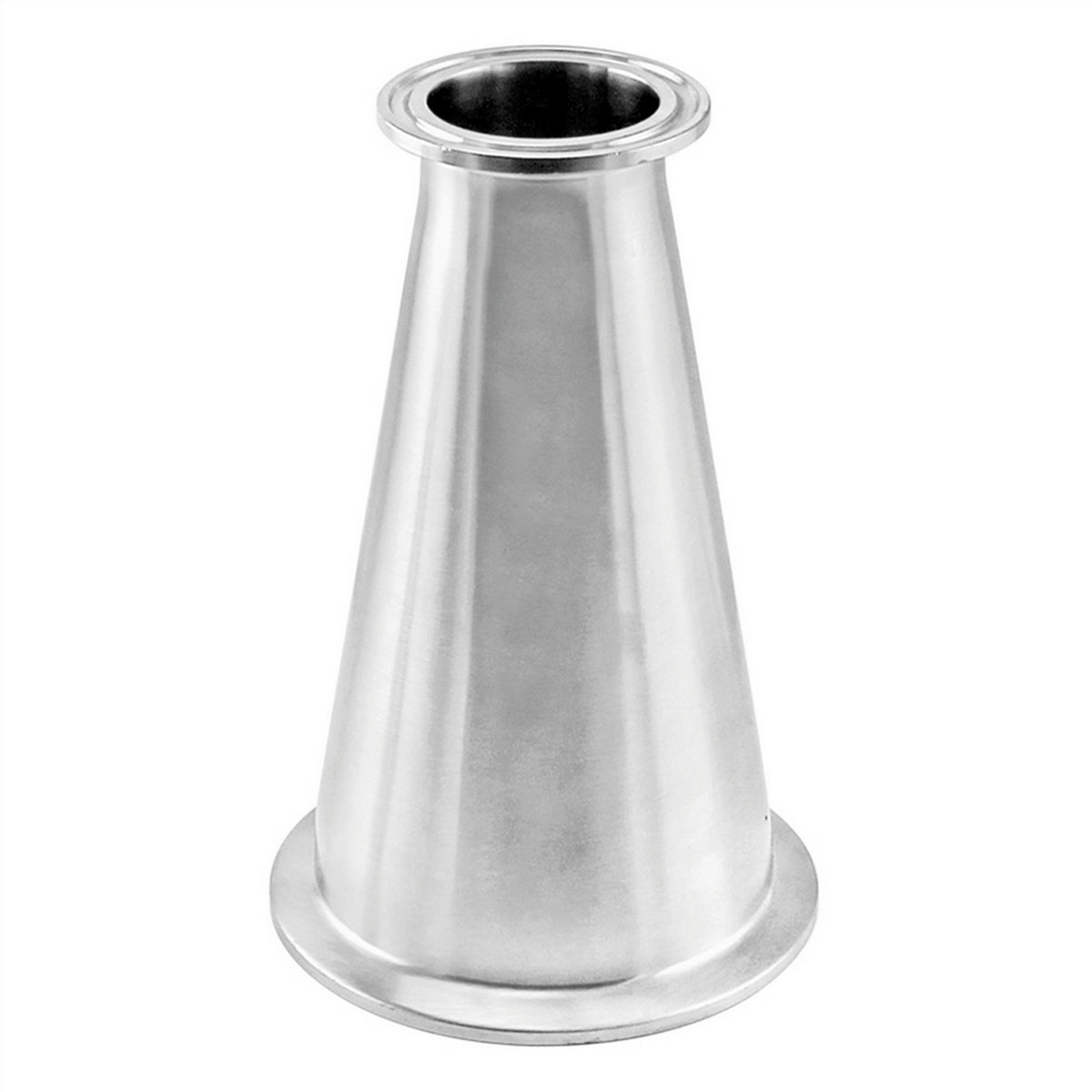 Stainless Steel Tri-Clover Concentric Reducer - 3" TC X 1.5" TC