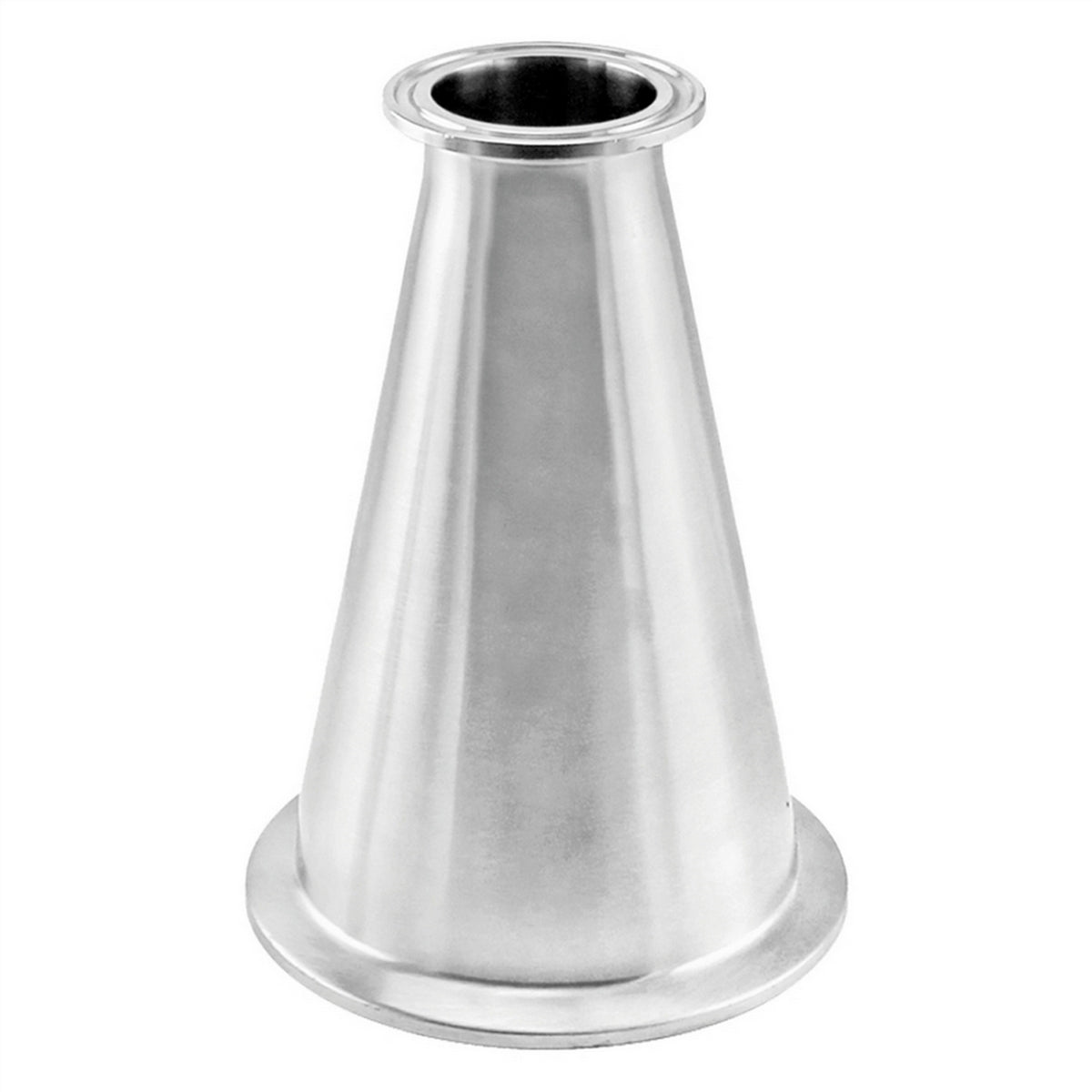 Stainless Steel Tri-Clover Concentric Reducer - 4" TC X 1.5" TC