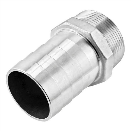 Stainless Steel Fitting - 2 1/2" Male NPT X 2 1/2" OD Barb