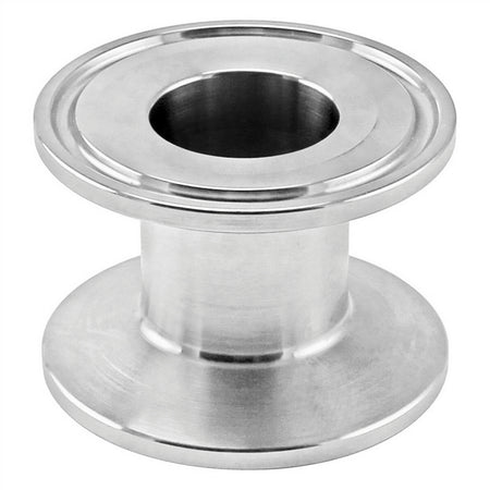 Stainless Steel Tri-Clover Cap Reducer - 1.5" TC X 1" TC