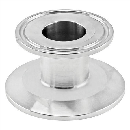 Stainless Steel Tri-Clover Cap Reducer - 2" TC X 1" TC
