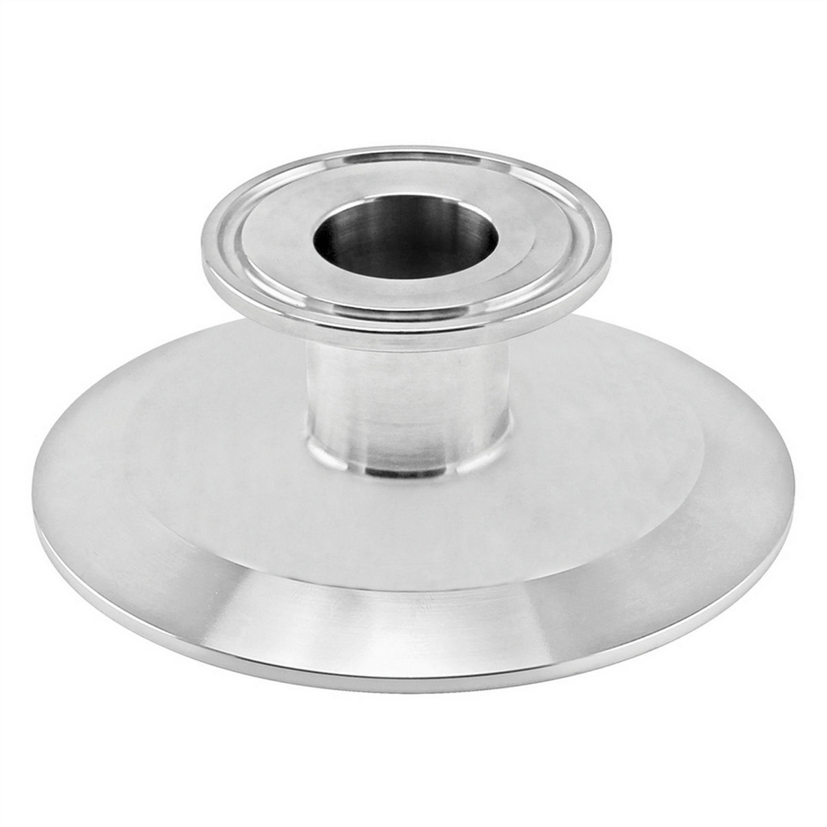Stainless Steel Tri-Clover Cap Reducer - 2.5" TC X 1" TC