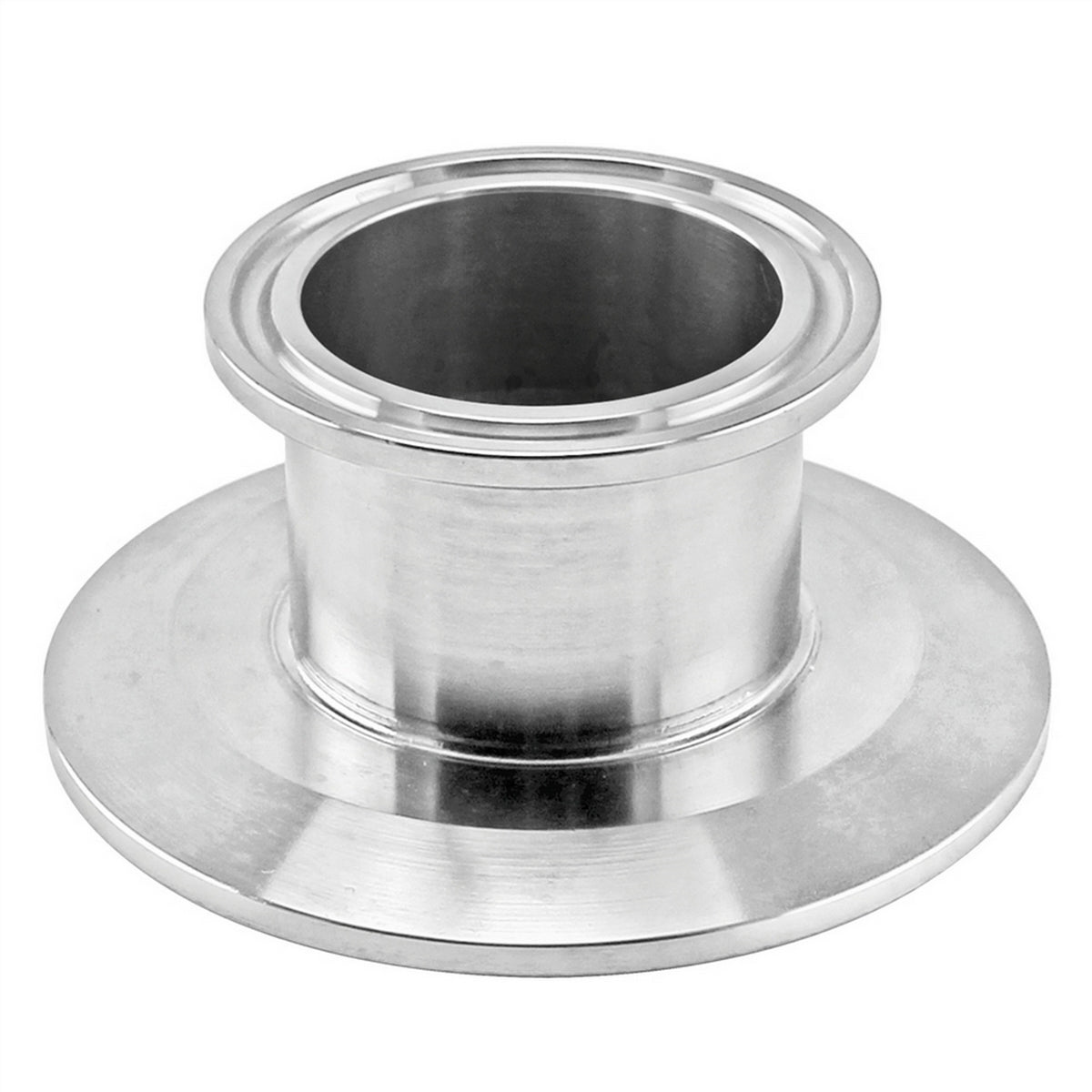 Stainless Steel Tri-Clover Cap Reducer - 2.5" TC X 1.5" TC