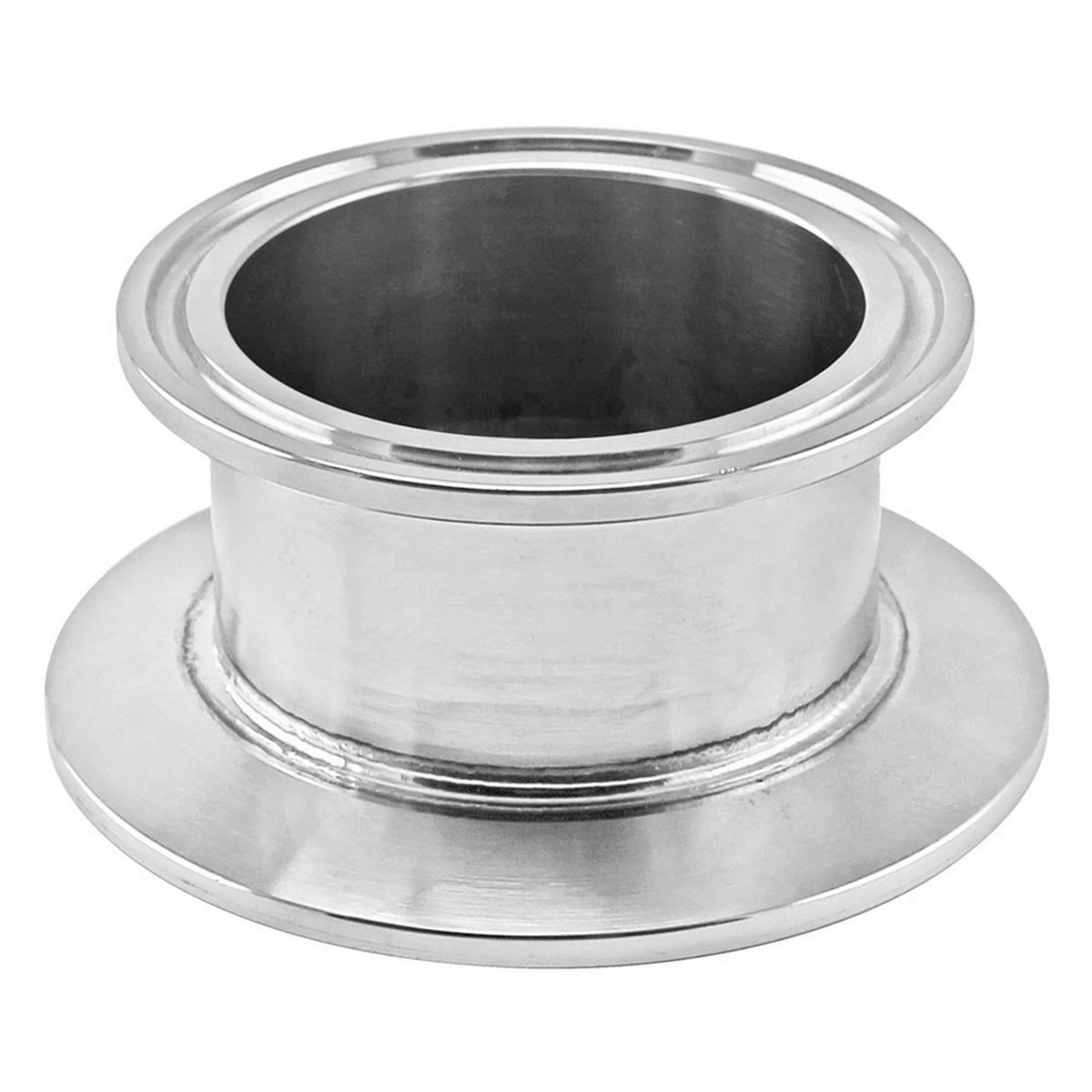 Stainless Steel Tri-Clover Cap Reducer - 2.5" TC X 2" TC