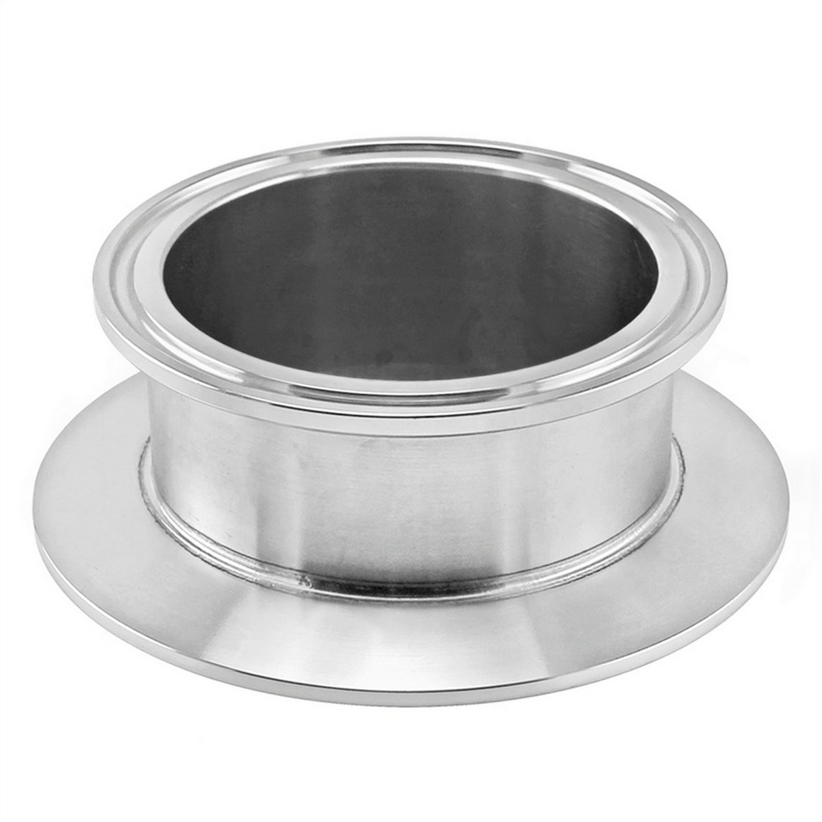 Stainless Steel Tri-Clover Cap Reducer - 3" TC X 2.5" TC