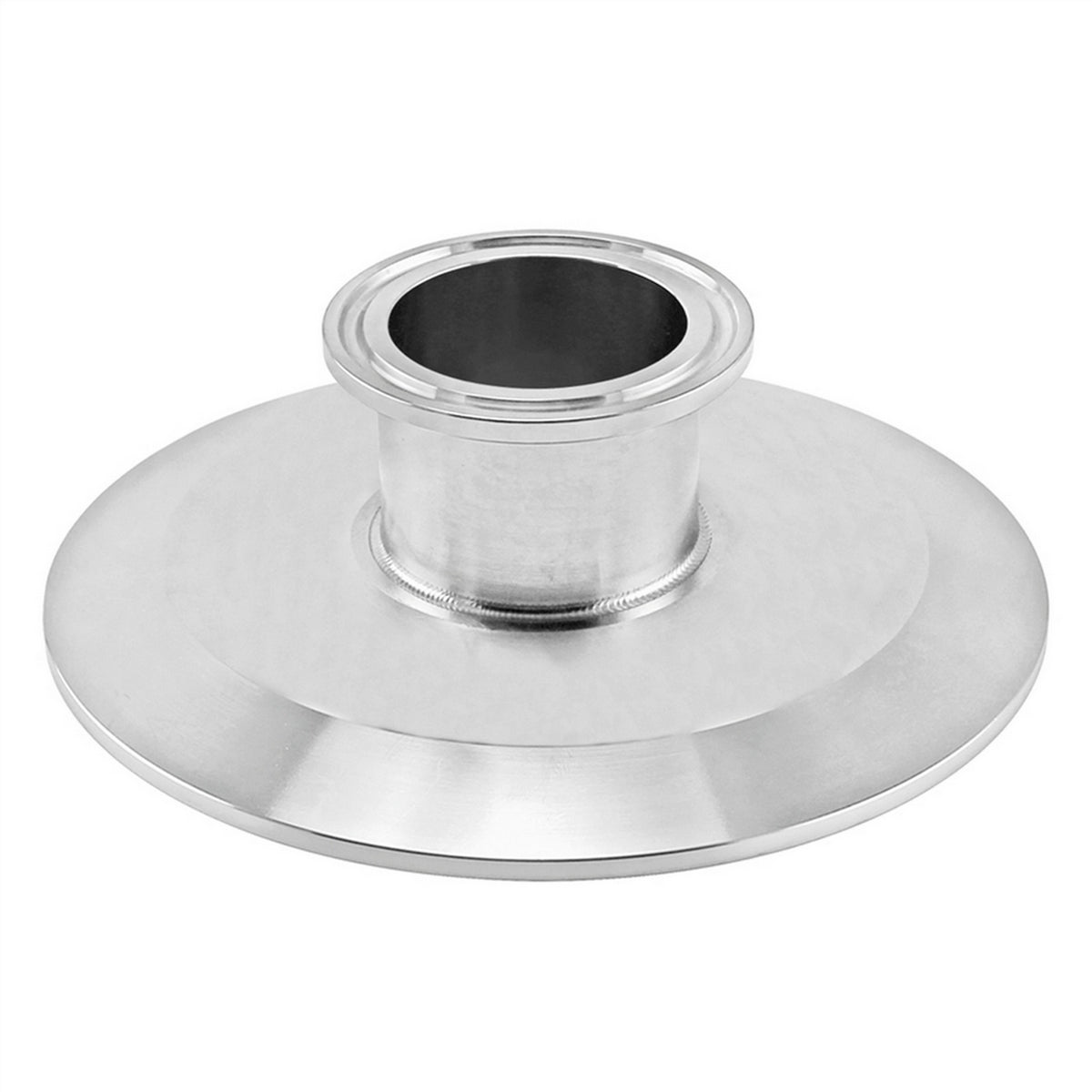 Stainless Steel Tri-Clover Cap Reducer - 4" TC X 1.5" TC