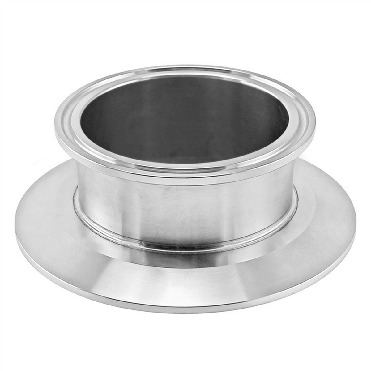 Stainless Steel Tri-Clover Cap Reducer - 4" TC X 3" TC