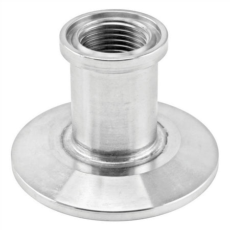 Stainless Steel Tri-Clover Threaded Cap Reducer - 1.5" TC X 3/4" TC (3/8" NPS)