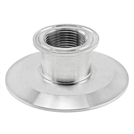 Stainless Steel Tri-Clover Threaded Cap Reducer - 3" TC X 1.5" TC (1" NPS)
