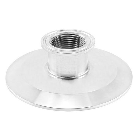 Stainless Steel Tri-Clover Threaded Cap Reducer - 4" TC X 1.5" TC (1" NPS)