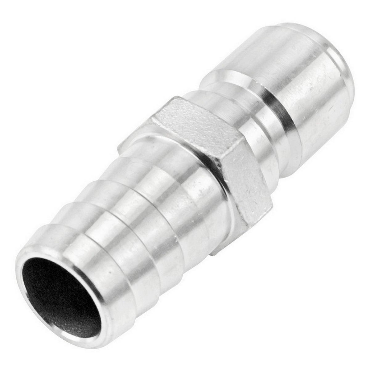 Stainless Steel Quick Disconnect Fitting - Male QD X 5/8" OD Barb