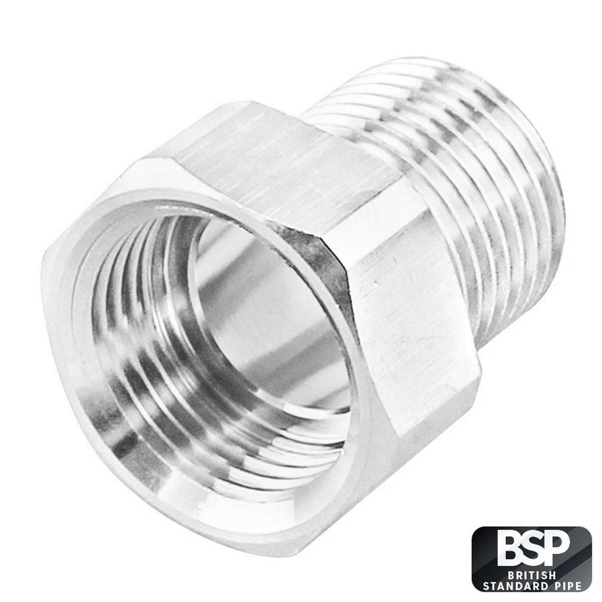 Stainless Steel Fitting - 1/2" Male BSP X 5/8" Female BSP