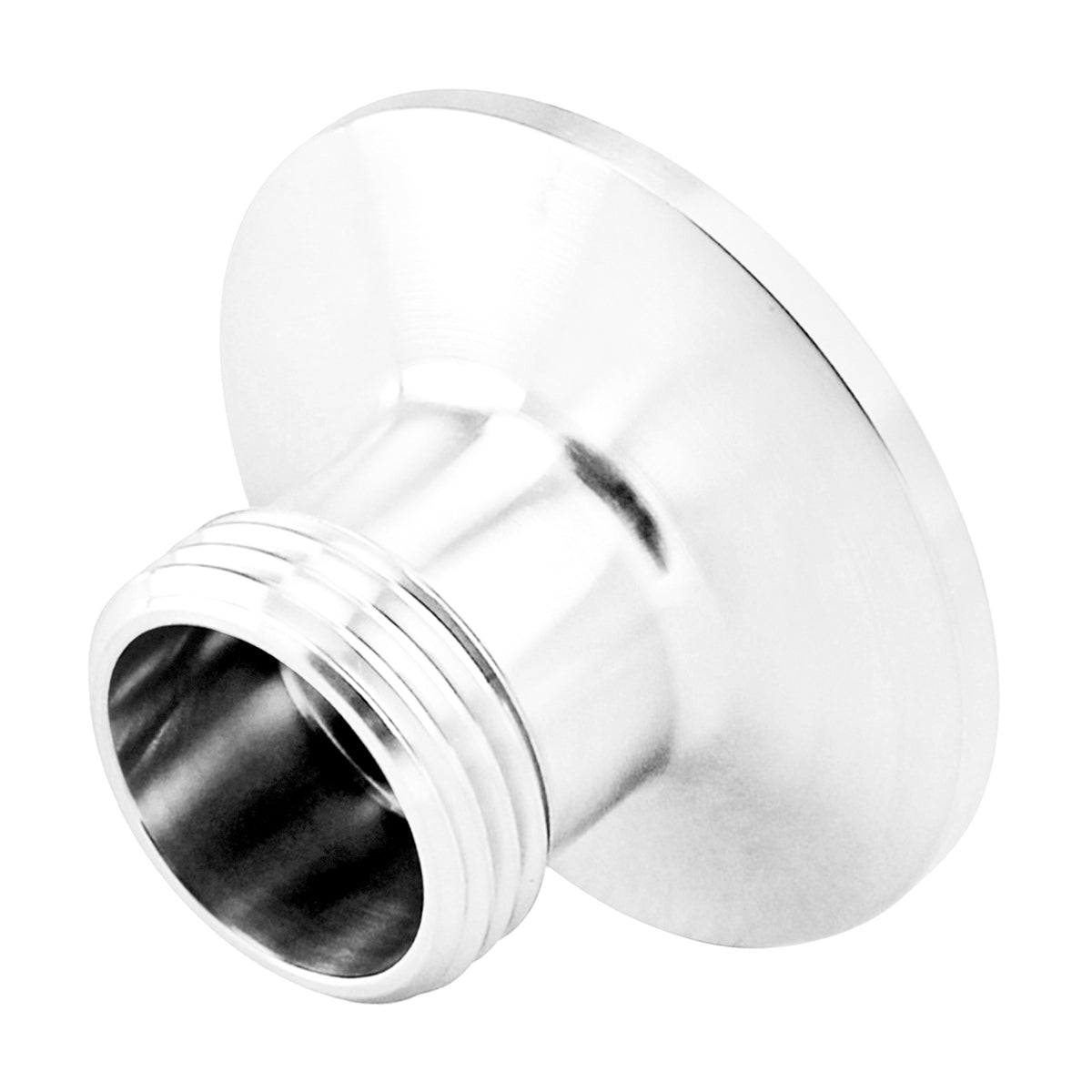 Stainless Steel Tri-Clover Fitting - 1.5" TC X 3/4" Male Garden Hose