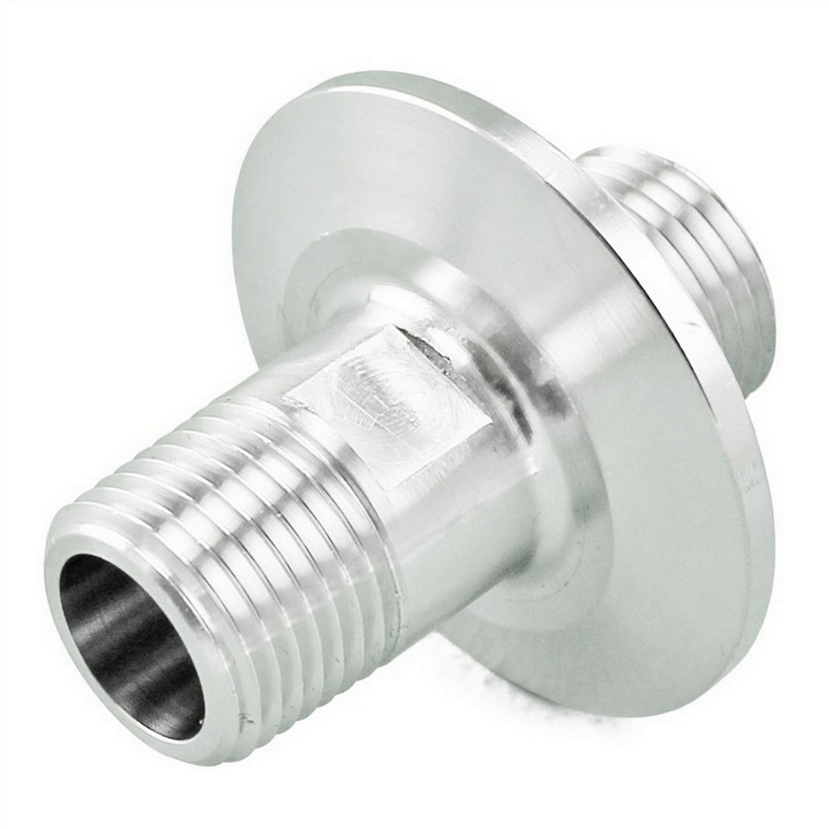 Stainless Steel Tri-Clover Fitting - 1.5" TC X 1/2" Male NPT (1/2" MNPT Interior)