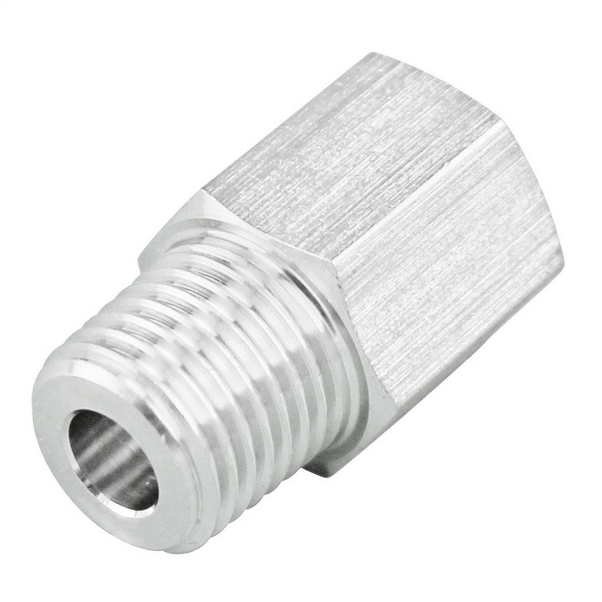 Stainless Steel Fitting - 1/4" Male NPT X 1/4" FFL