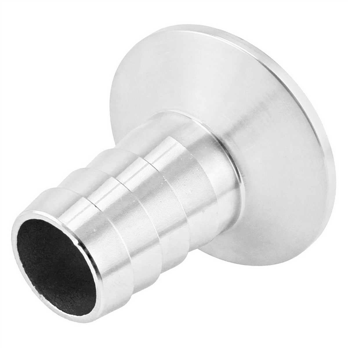 Stainless Steel Tri-Clover Fitting - 1.5" TC X 1" OD Barb