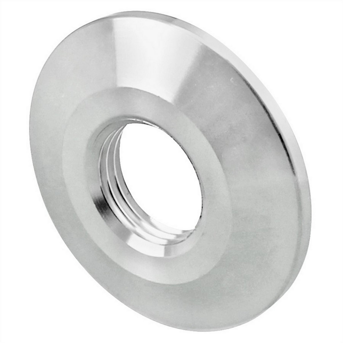 Stainless Steel Tri-Clover Fitting - 1.5" TC X 1/2" NPT Cutout