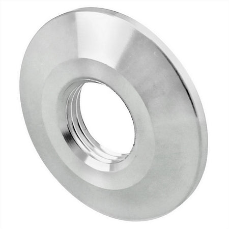 Stainless Steel Tri-Clover Fitting - 1.5" TC X 1/2" NPT Cutout