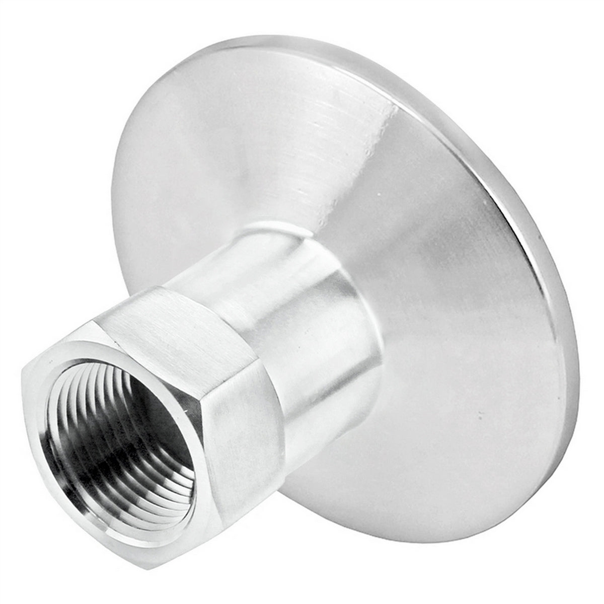 Stainless Steel Tri-Clover Fitting - 2" TC X 1/2" Female NPT