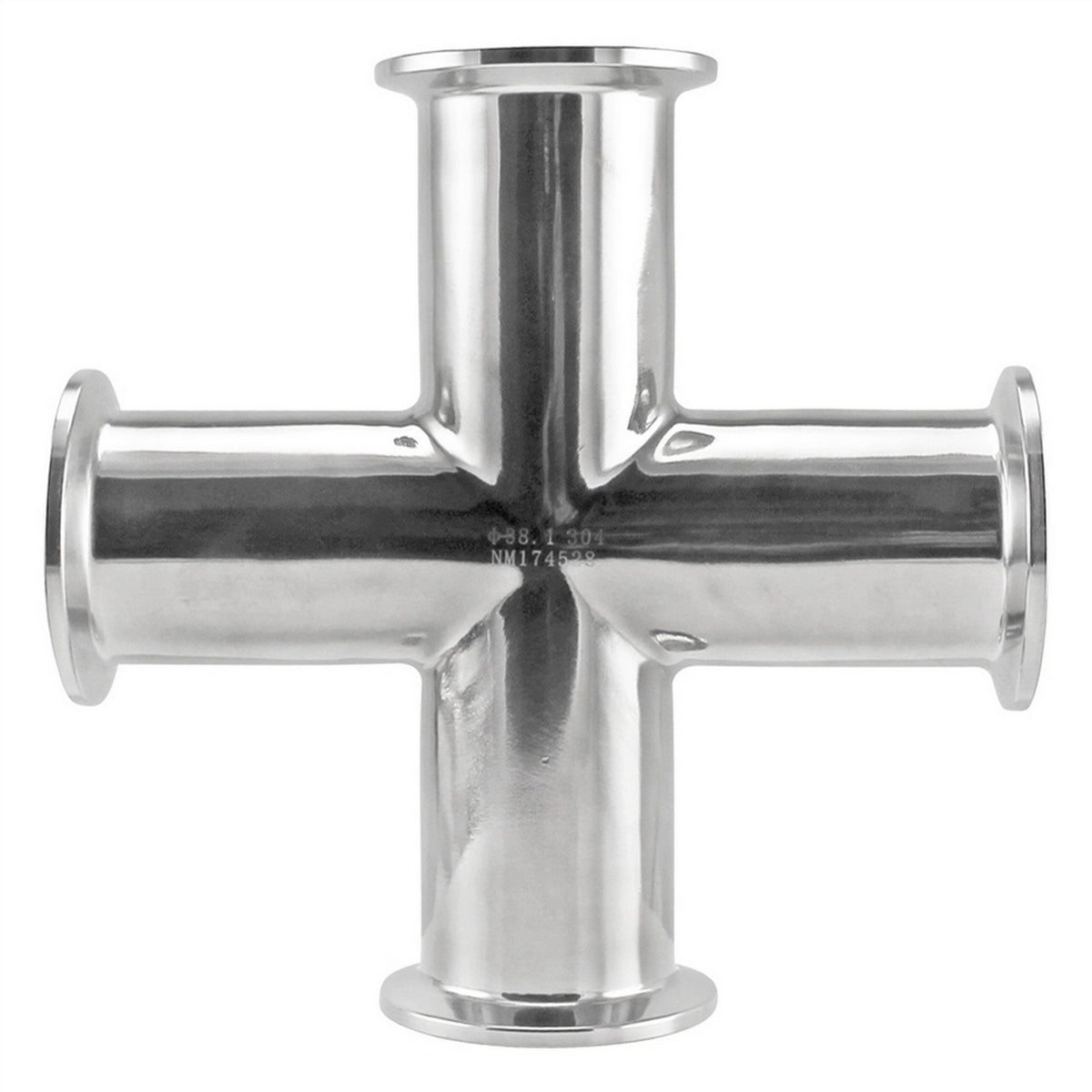 Stainless Steel Tri-Clover Cross - 2" TC