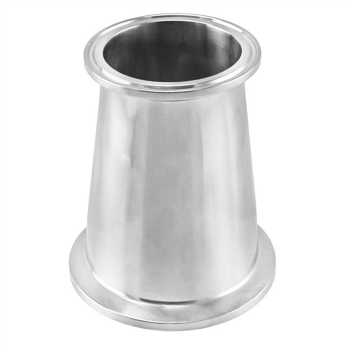 Stainless Steel Tri-Clover Concentric Reducer - 2" TC X 1.5" TC