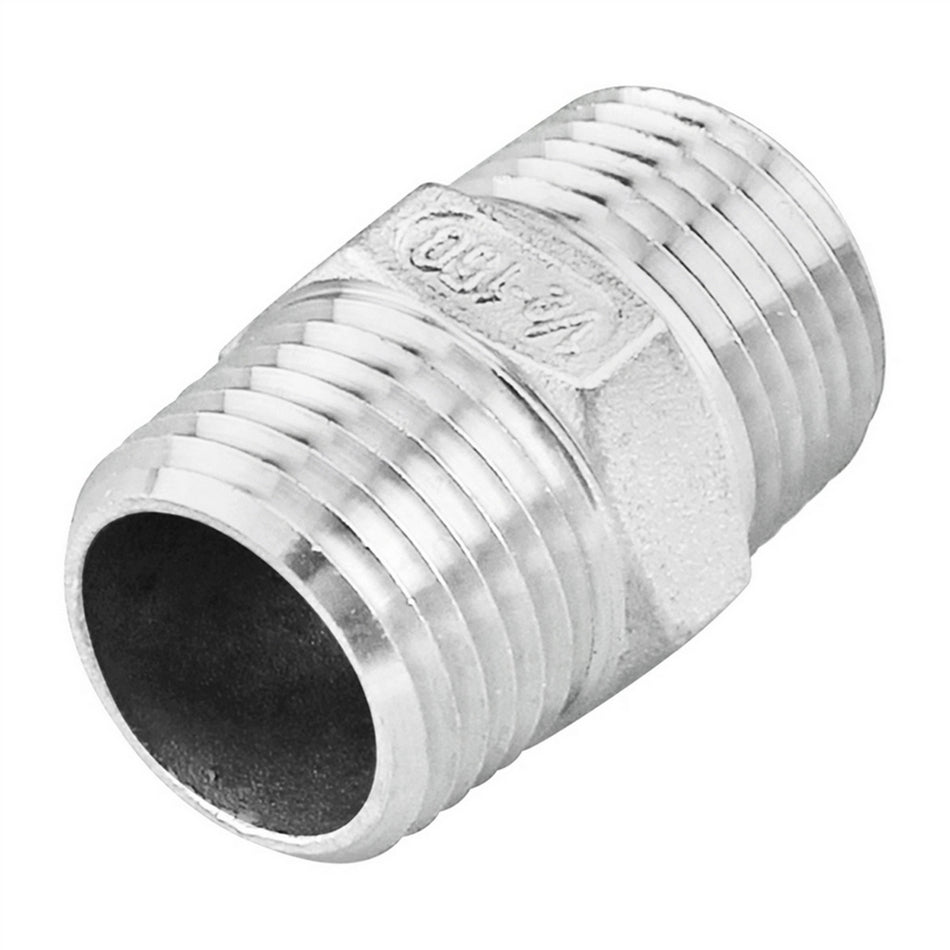 Stainless Steel Hex Nipple - 1/2" Male NPT (1 1/2")