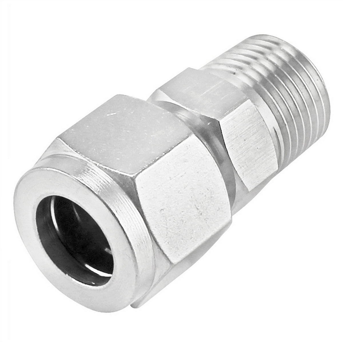 Stainless Steel Fitting - 1/2" Male NPT X 5/8" Compression