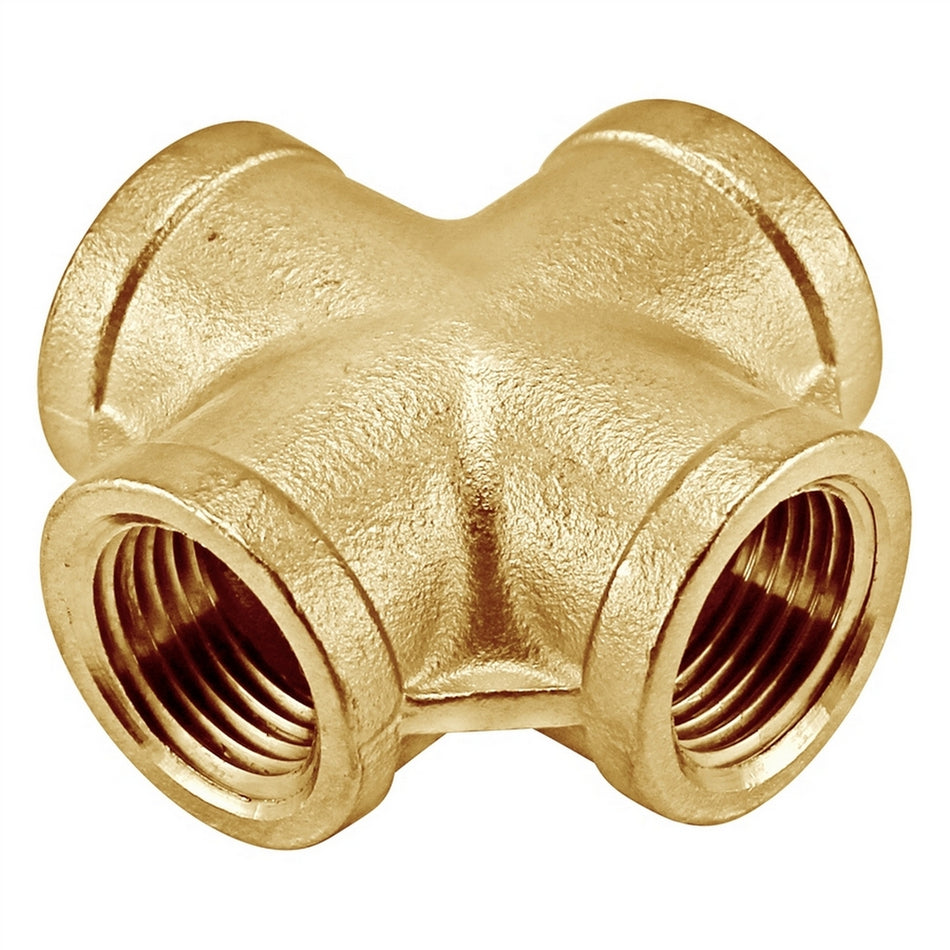 Brass Cross - 1/2" Female NPT