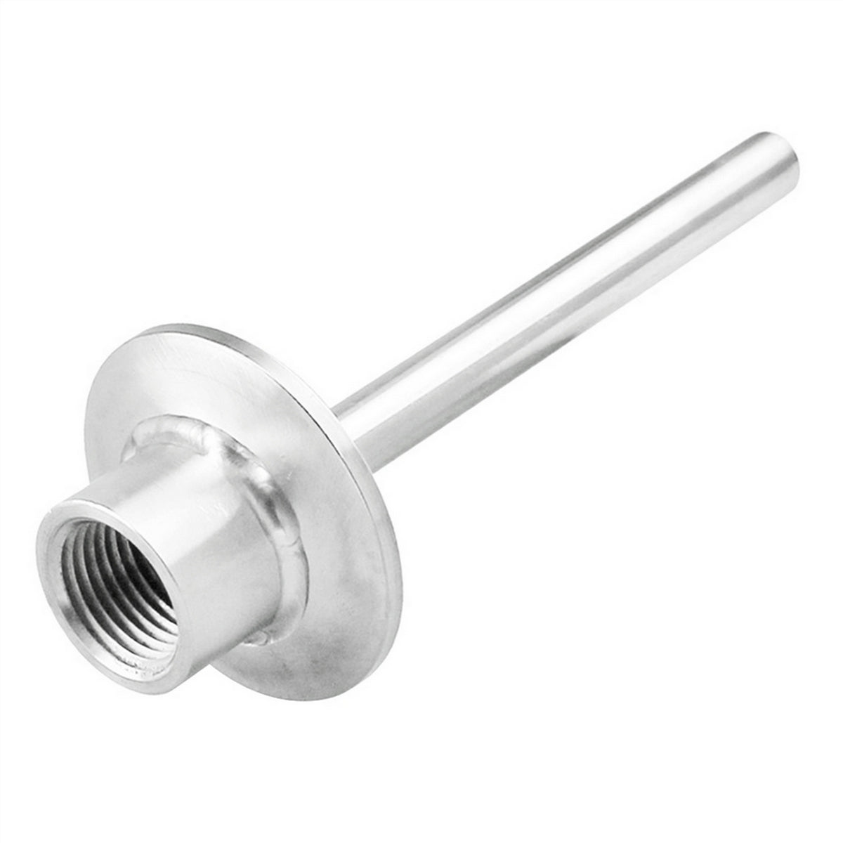 Stainless Steel Tri-Clover Thermowell - 1.5" TC X 1/2" Female NPT (4")