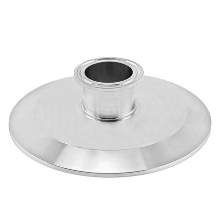 Stainless Steel Tri-Clover Cap Reducer - 6" TC X 1.5" TC