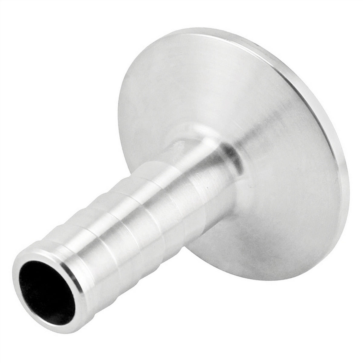 Stainless Steel Tri-Clover Fitting - 1.5" TC X 5/8" OD Barb