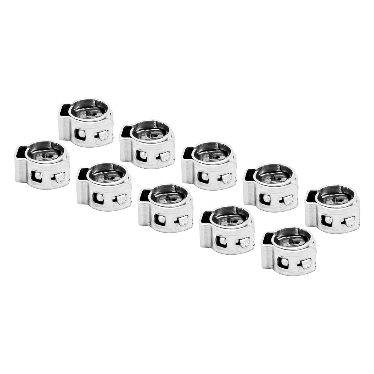 Stepless (Oetiker) Hose Clamp (6.5mm | Approx. 17/64") (10 Pack)